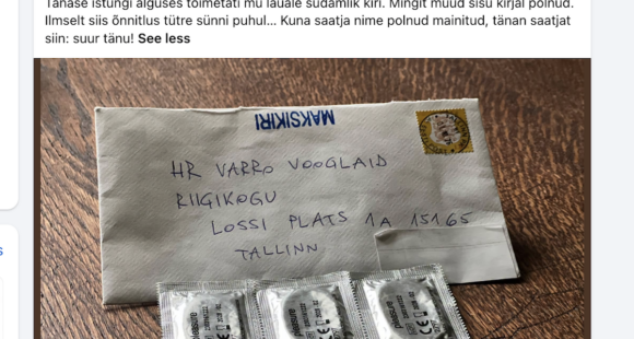 Kuvatõmmis: Varro Vooglaid / Facebook
